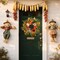 24" Fall Wreath for Front Door - Large Autumn Wreath with Artificial Apples, Dahlias & Sunflowers - Farmhouse Harvest Decor for Outdoor Porch, Wall & Window